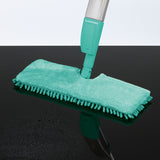 CLEANmaxx Spray-Mopp 2in1 in Türkis mit 2x Ersatz-Wischtuch zur Nass- und Trockenreinigung mit integrierter Sprühfunktion.