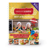 Kinderleichte Becherküche Set inkl. Messbecher-Set mit Rezepten, Keksdose und Messbechern für Kinder ab 4 Jahren.