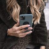 flapgrip Handyhalterung - Smartphone-Halterung - 2er-Set - schwarz an Smartphone für bessere Handhabung und sicheren Halt beim Selfie oder Videoschauen