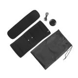 MAXXMEE Bauchmuskelgürtel EMS schwarz mit 6 Programmen, 9 Intensitätsstufen, unisize bis 140 cm Umfang, inkl. Zubehör.