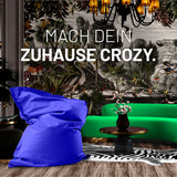 LUMALAND Sitzsack Classic XXL Royalblau mit 380 L Volumen, für In- & Outdoor, bequem und pflegeleicht, extrastarke Nähte.