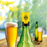 Taste Hero BVB Bier-Aufbereiter für echte Fans, passt auf Glas- und PET-Flaschen, hält Bier mild und verhindert Insektenkontakt, 3er-Set.