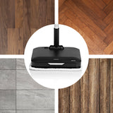 N8WERK Akku-Vibrationsmopp Midnight Black Edition reinigt alle Böden mit Vibration, Sprühfunktion und LED-Beleuchtung.