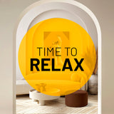 LUMALAND Sitzsack Pouf (50 L) Braun, leichter In- und Outdoor-Sitzhocker mit hochwertiger Füllung und pflegeleichtem Material.