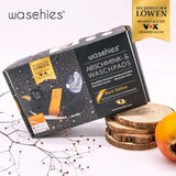 waschies® Waschbare Abschminkpads Black Edition - 7er Set, sanfte, wiederverwendbare Mikrofaser-Pads für empfindliche Haut und effektive Reinigung.