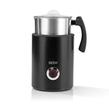 MILK-PERFECT Induktions-Milchaufschäumer 260ml mit Edelstahl-Kanne, 500 Watt Leistung, LED-Farbcodes und Spülmaschinenfachigkeit.