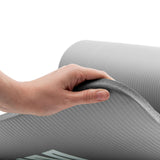 #DoYourFitness Fitnessmatte grau 183x61x0,8 cm, rutschfest, robust, leicht und ideal für Yoga und Gymnastik indoor und outdoor.