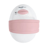 MAXXMEE Anti Cellulite Massagegerät in Weiß mit 2 Intensitätsstufen und flexibler Handschlaufe für sanfte Massage.