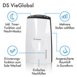 DS VieGlobal Thermalsole - 2,5l Verdunster mit Timer, Nachtmodus, einstellbaren Stufen und einfachem Nachfüllen für angereicherte Raumluft.