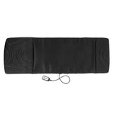 VITALmaxx Massagematte 5-Zonen 12V schwarz mit Wärmefunktion, 5 Vibrationsmotoren und Fernbedienung für Ganzkörpermassage.