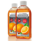EASYmaxx Orangenreiniger 3tlg. mit hoher Fettlösekraft für Grillroste, Backöfen, Keramik und mehr, 500 ml Konzentrat.