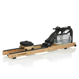 FitEngine Rudergerät - regulierbarer Wasserwiderstand für effektives Ganzkörpertraining mit ergonomischem Sitz und Monitoring Display.