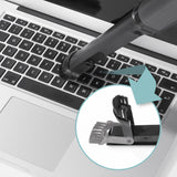 MAXXMEE Akku Hand- & Bodenstaubsauger mit BLDC-Motor - anthrazit, kleinste Ecken saugfähig mit praktischem Bürstenaufsatz.