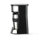 BEEM Single-Kaffeemaschine Thermo2Go 750 Watt Edelstahl schwarz mit Thermobecher und 24-Stunden-Timer für to-go Kaffee.