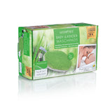 waschies Baby- & Kinder-Waschpads 2er-Set grün-weiß, sanfte Reinigung nur mit Wasser, weich, saugfähig, wiederverwendbar, ideal für Babys.