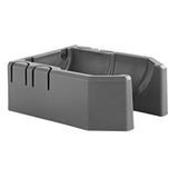 CLEANmaxx Akku-Zyklon-Staubsauger 2in1 Möbelkantenbürste mit Gelenk für schwer erreichbare Oberflächen in lila/silber.