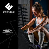 FitEngine Rudergerät mit Magnetwiderstand für effektives Home-Gym Training mit klappbarem Design und kabelloser Kinomap Verbindung.