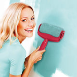 EASYmaxx Streichset Paint Maxx Pro 5-tlg. rot mit Mikrofaserpads für gleichmäßiges Auftragen ohne Abkleben auf verschiedenen Oberflächen.