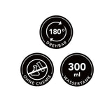 MAXXMEE Dampfbesen - bis zu 20 Min. Dauerdampf, 180° drehbar, 300 ml Wassertank, ohne Chemie, ideal für Hartböden und Teppiche.