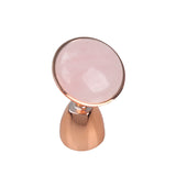 MAXXMEE Gesichtsroller Perfect Face 3-tlg. weiß/rosegold mit Rosenquarz-Aufsatz und Vibrationsfunktion für Gesichtsmassage und Entspannung.