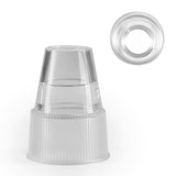 MAXXMEE Porenreiniger Professional weiß, einzelner Aufsatz aus transparentem Material für gezielte Hautreinigung und Porenpflege.