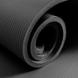 #DoYourFitness Fitnessmatte schwarz 183x61x0,8 cm, rutschfest, robust, leicht, perfekt für Yoga, Gymnastik, Indoor & Outdoor.