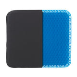 MAXXMEE Sitzkissen mit Wabenstruktur aus Gelmaterial 42x36cm schwarz, rutschfester Bezug, atmungsaktiv und bequem für Büro und Auto.