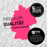 LUMALAND Luxury XL PLUS Sitzsack mit 220L EPS Füllung, made in Germany, geruchsneutral, formanpassend und extra starke Nähte, beige.