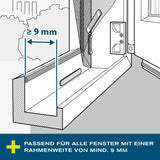 HOBERG Insektenschutzgitter mit Magnetbefestigung – Fenster – 16 Magnete, passend für Fensterrahmen ab 9 mm Breite.