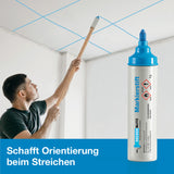 DECKENBLITZ Markierstift - Mit überstreichbarer Spezialtinte für saubere Linien und perfekte Orientierung beim Streichen von Decken.