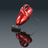 CLEANmaxx Multi-Handstaubsauger in Rot mit Bürstaufsatz, beutellos und extra langer Zuleitung für einfache Reinigung.
