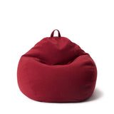 LUMALAND Comfort Line Sitzsack L in Rot, 80x90x50 cm, mit komfortabler EPS-Perlen-Füllung und waschbarem Bezug.