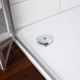 Abfluss-Fee Dusche 1x Verschlussstopfen, 2x Duftstein Zitrone/Apfel & 2x Haarfänger schützt vor Verstopfungen und schlechten Gerüchen.