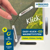 HOBERG Insekten- & Pollenschutzgitter mit Magnetbefestigung für Fenster, 16 Magnete, starker Halt, einfache Montage ohne Bohren.