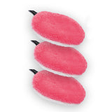 waschies Abschmink- & Waschpads 3er-Set pink/weiß aus weichen Mikrofasern für sanfte, waschbare Make-up-Entfernung nur mit Wasser