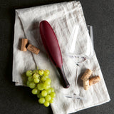 BRILAMO Weinglaspolierer inkl. Poliertuch zum schlierenfreien Polieren von Weingläsern und Biertulpen, inklusive weichem Poliertuch.