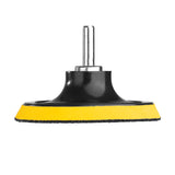 CLEANmaxx Bürstenaufsatz-Set für Bohrmaschine - 10-tlg., gelber Polier- und Reinigungsaufsatz für Bohrmaschinen und Akku-Schrauber.