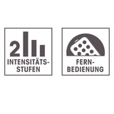 VITALmaxx Massagematte 5-Zonen 12V schwarz mit 2 Intensitätsstufen und Fernbedienung für eine individuelle Massageerfahrung.