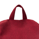 LUMALAND Comfort Line XXL Sitzsack in Rot mit Tragegriff, 100x120x50 cm, EPS Perlen Füllung, waschbarer Bezug, Bodenkissen für Innenbereich.