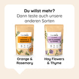 VapoWesp Pulver Lemon & Basil - 100 g Aromaduft für VapoWesp mit frischem Zitrone- und Basilikum-Aroma zur Räucherbox Nutzung.