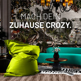 LUMALAND Sitzsack Classic XXL Apfelgrün, stilvoll und bequem für drinnen & draußen, 380 L Volumen, pflegeleicht und robust.