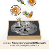 VapoWesp Pulver Orange & Rosemary – aromatische Mischung aus Rosmarin und Orangenschalen für VapoWesp Räucherbox, 100 g.
