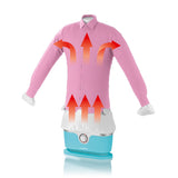 CLEANmaxx Hemdenbügler PRO mit Hosenaufsatz trocknet und bügelt Hemden vollautomatisch in Blau mit Heißluft-Technologie.