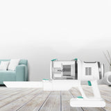 MAXXMEE Ersatz-Akku für Akku-Zyklon-Staubsauger mit Schmutzgraderkennung in weiß/grün, verlängert Akkulaufzeit bis zu 60 Minuten.