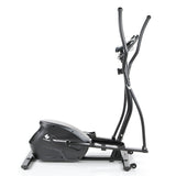 FitEngine Crosstrainer - belastbar bis 150 kg, 10 Schwierigkeitsstufen, rutschfeste Pedale, Pulssensoren, großes Display für Ausdauertraining.