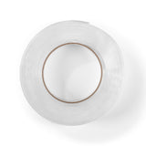 MAXXMEE Klebeband - wiederverwendbar, spurenlos, 5 Meter, doppelseitig, wasserfest, temperaturbeständig, zuschneidbar, extra starke Haltekraft.