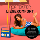 LUMALAND Sitzsack Drops (300 L) Aquamarin für drinnen & draußen, komfortabel, atmungsaktiv mit robuster Füllung und hochwertigem Material.