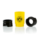 Taste Hero BVB Bier-Aufbereiter für echte Fans, gelber Aufsatz passend für Glas- und PET-Flaschen, hält Bier frisch und mild.