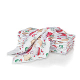 MAXXMEE Geschirrtuch Mikrofaser "Wichtel" - 10er-Set, extra weich, schonend, schnelltrocknend, mit weihnachtlichem Motiv für gründliche Reinigung.