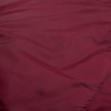 Where Tomorrow Doppelschlafsack mit Tragetasche in Weinrot, wasserabweisendes Material, 2-Personen Schlafsack 190x150 cm.